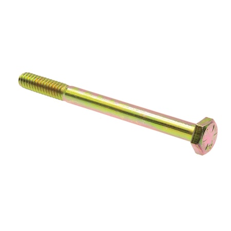 Hex Head Cap Screw, Grade 8 1/4in-20 X 3in Grade 8 Yellow Zinc Plated Steel 25PK